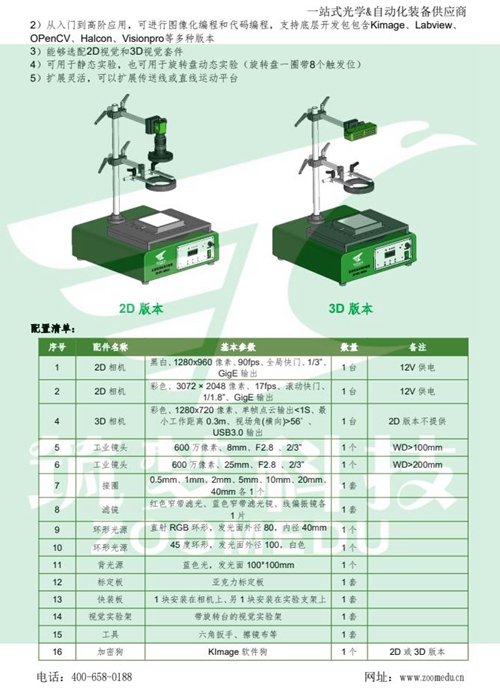 機器視覺實驗室建設方案（高職）